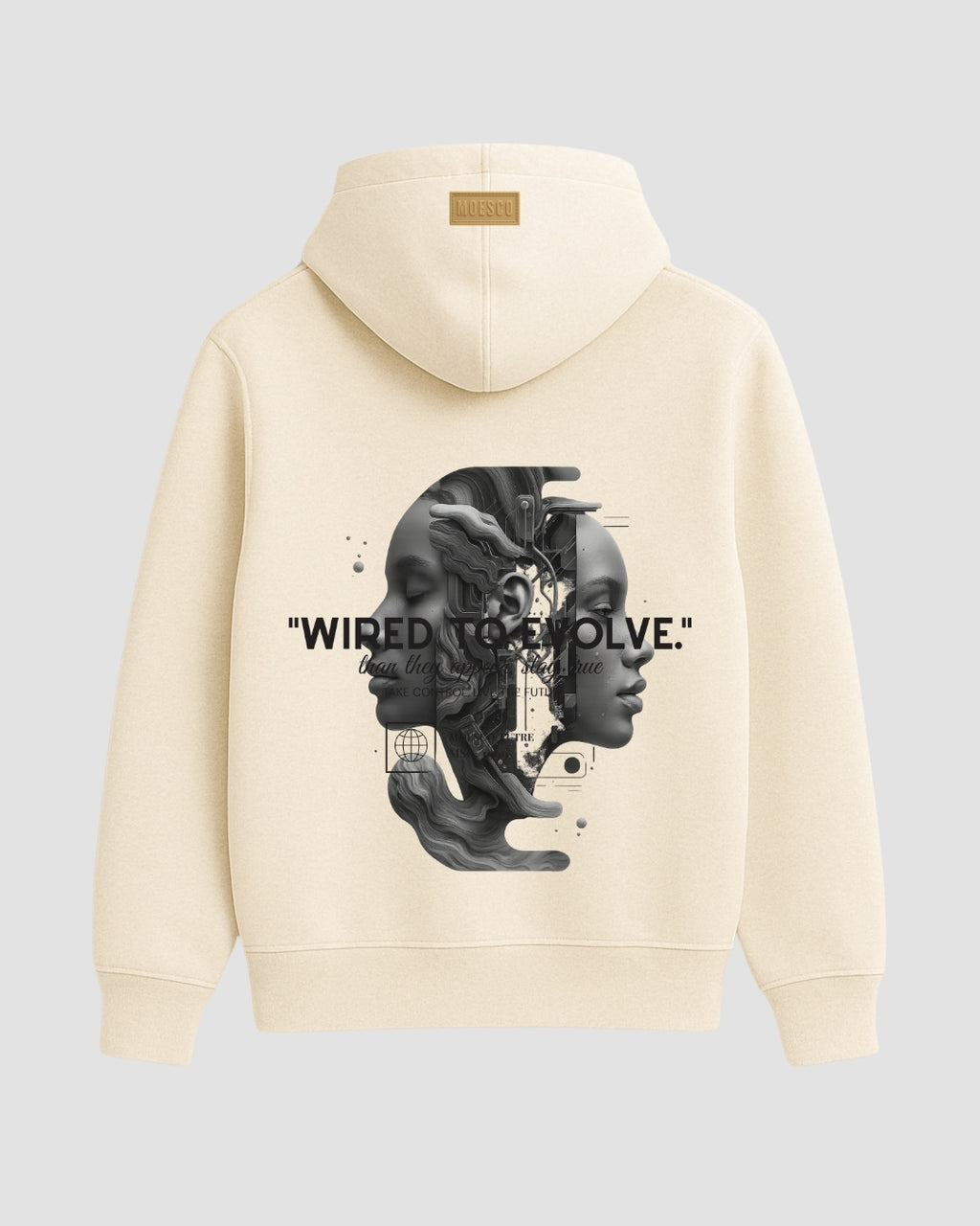 Hoodie Evolve Beige