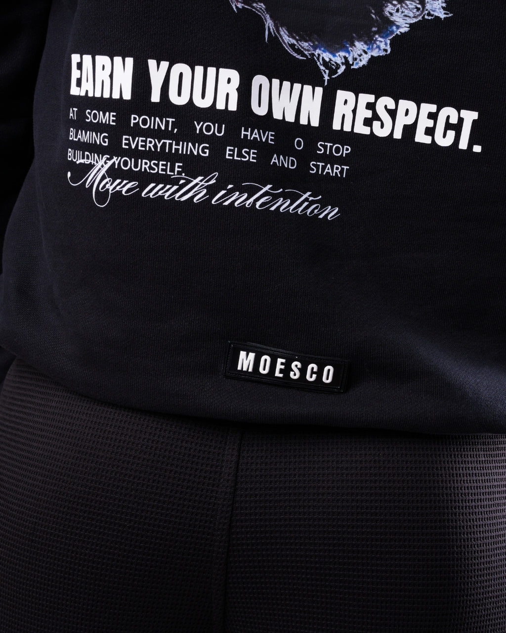 Hoodie Own Respect Black