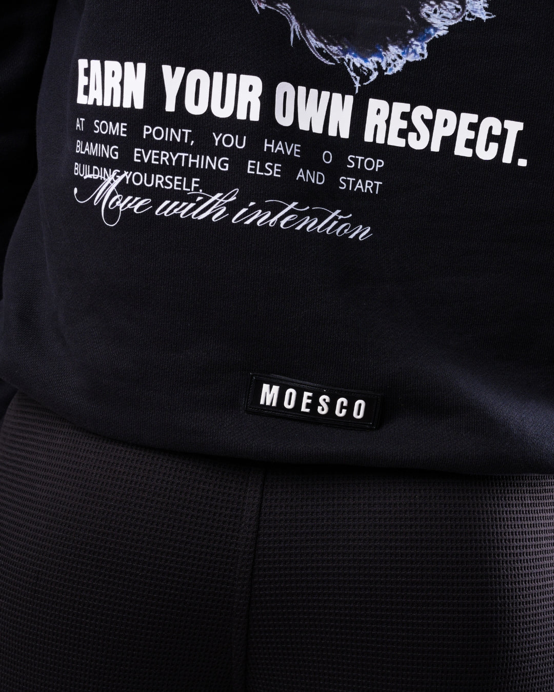Hoodie Own Respect Black