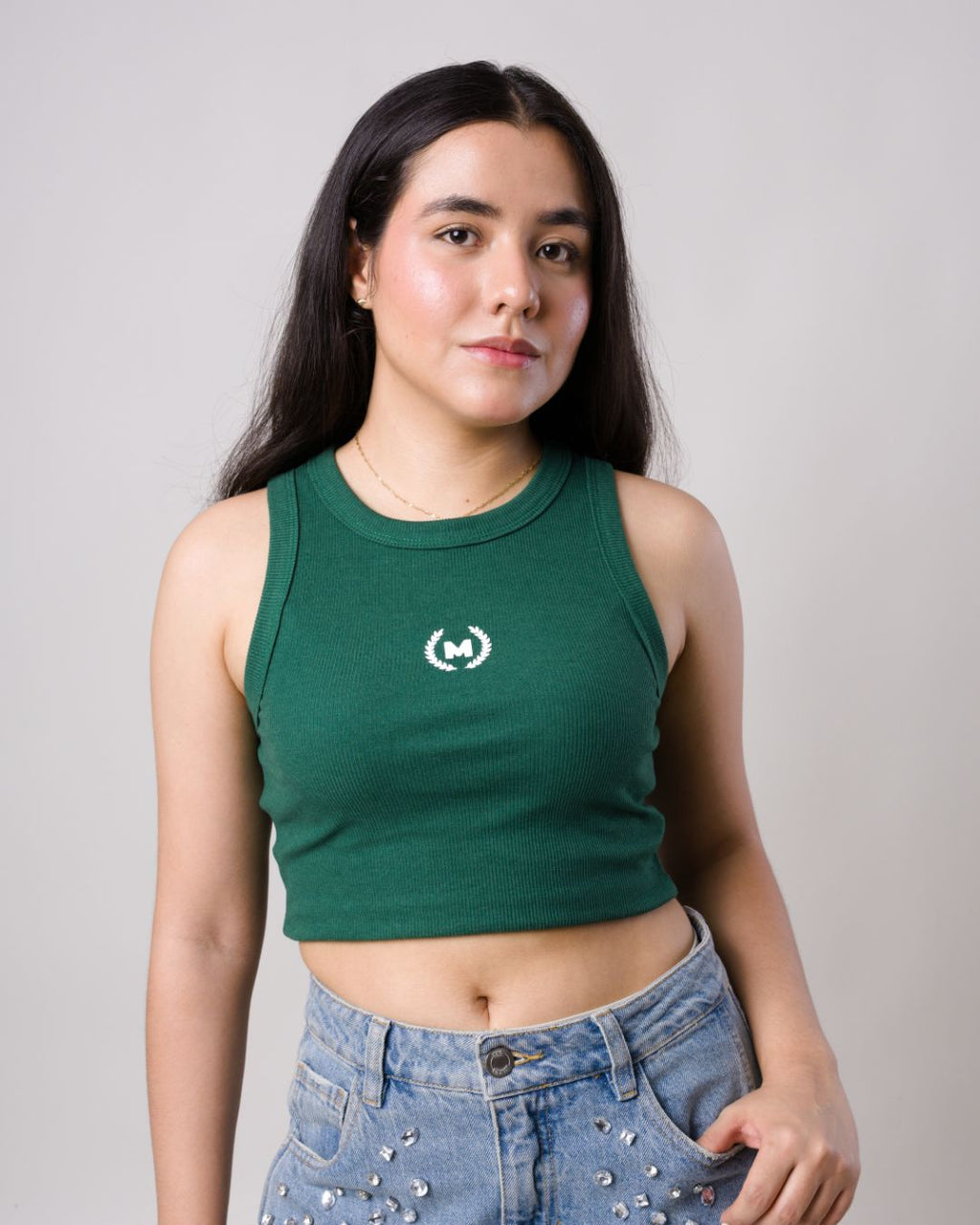 Tank top Basic Green