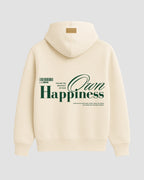 Hoodie Happines Beige