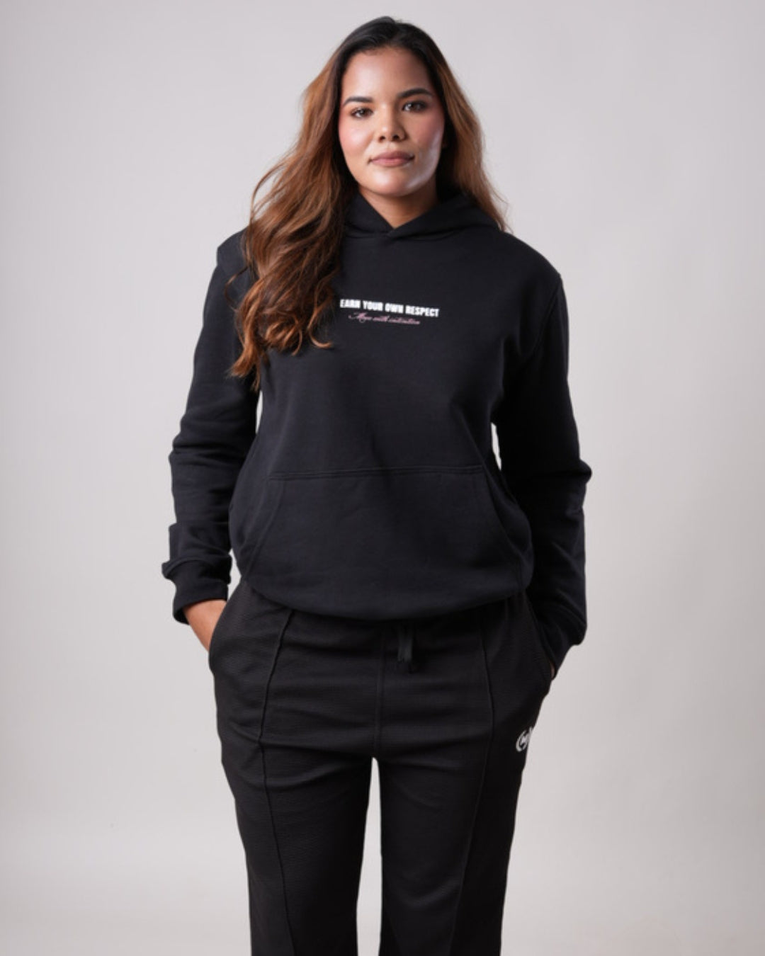 Hoodie Own Respect Black