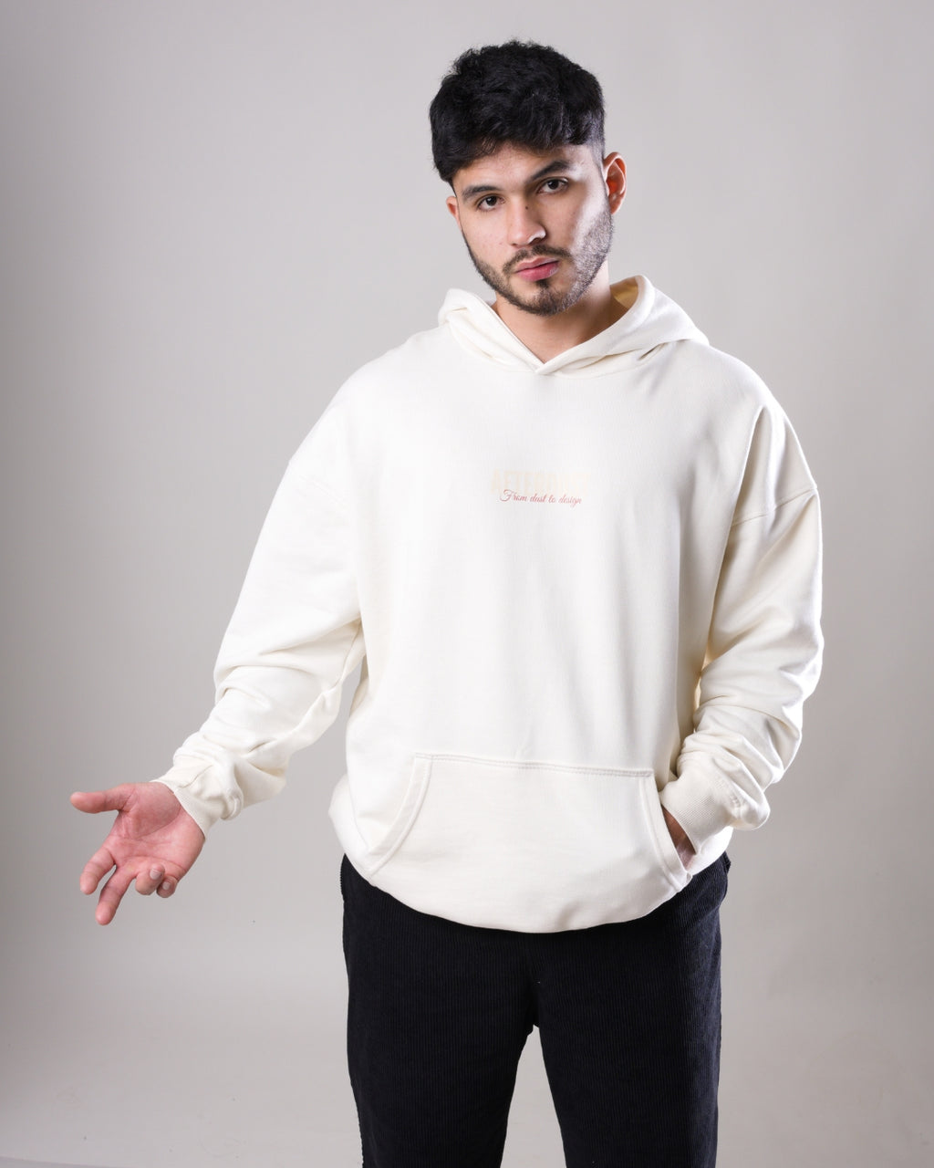 Hoodie Afterdust Beige