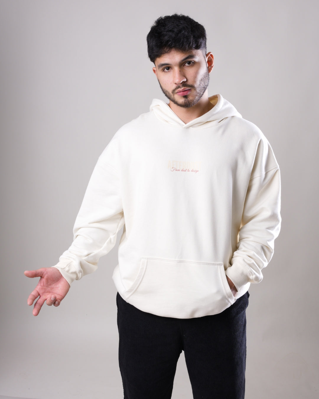 Hoodie Afterdust Beige