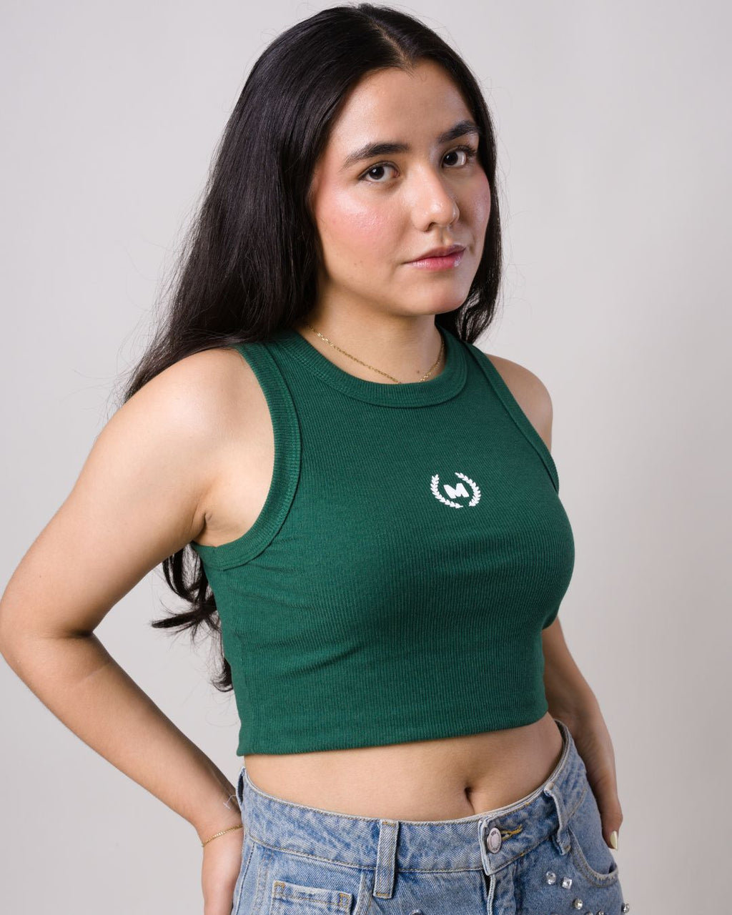 Tank top Basic Green