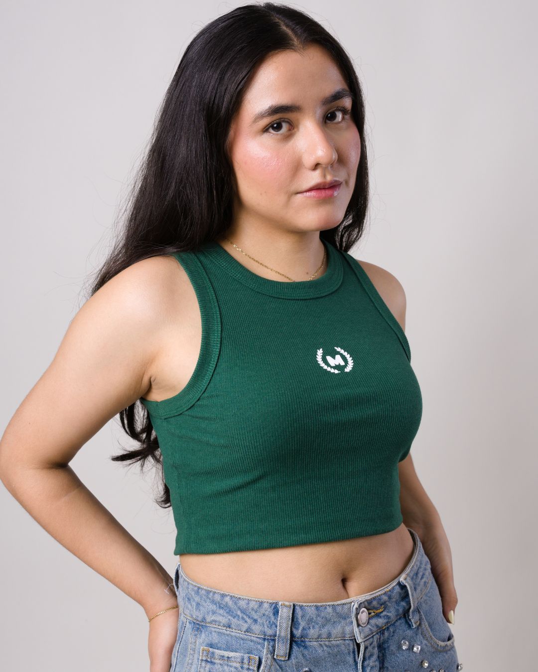 Tank top Basic Green