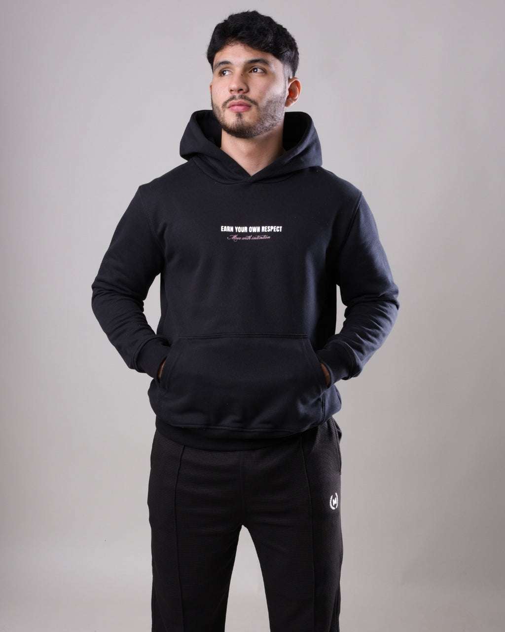 Hoodie Own Respect Black