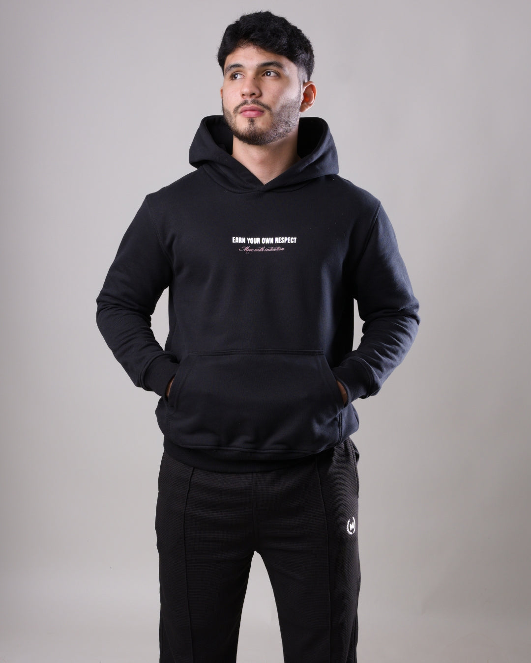 Hoodie Own Respect Black