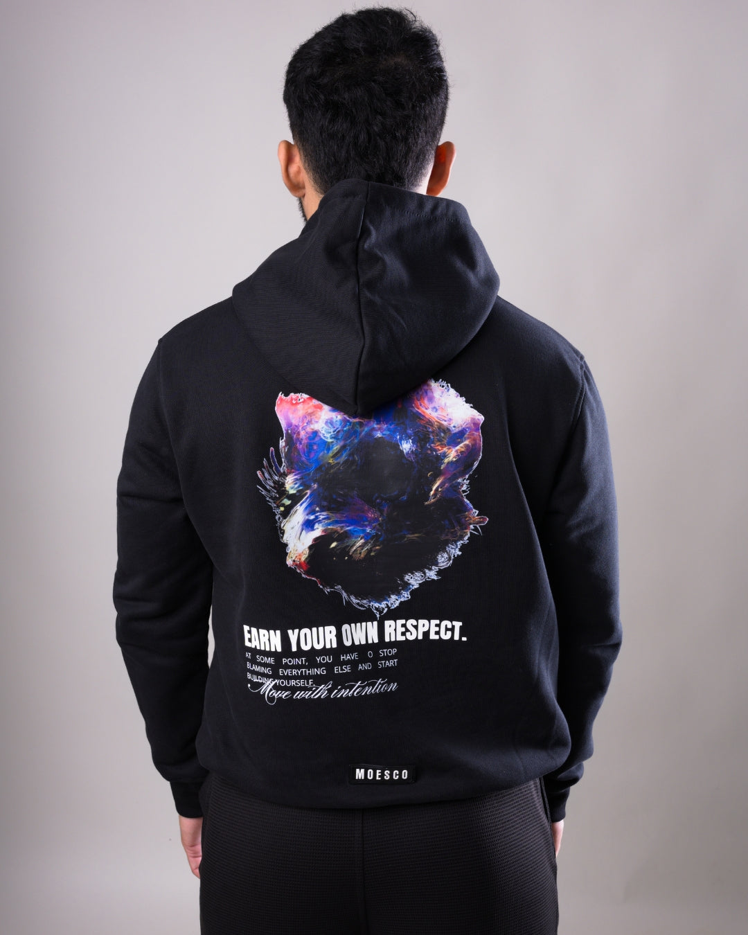 Hoodie Own Respect Black